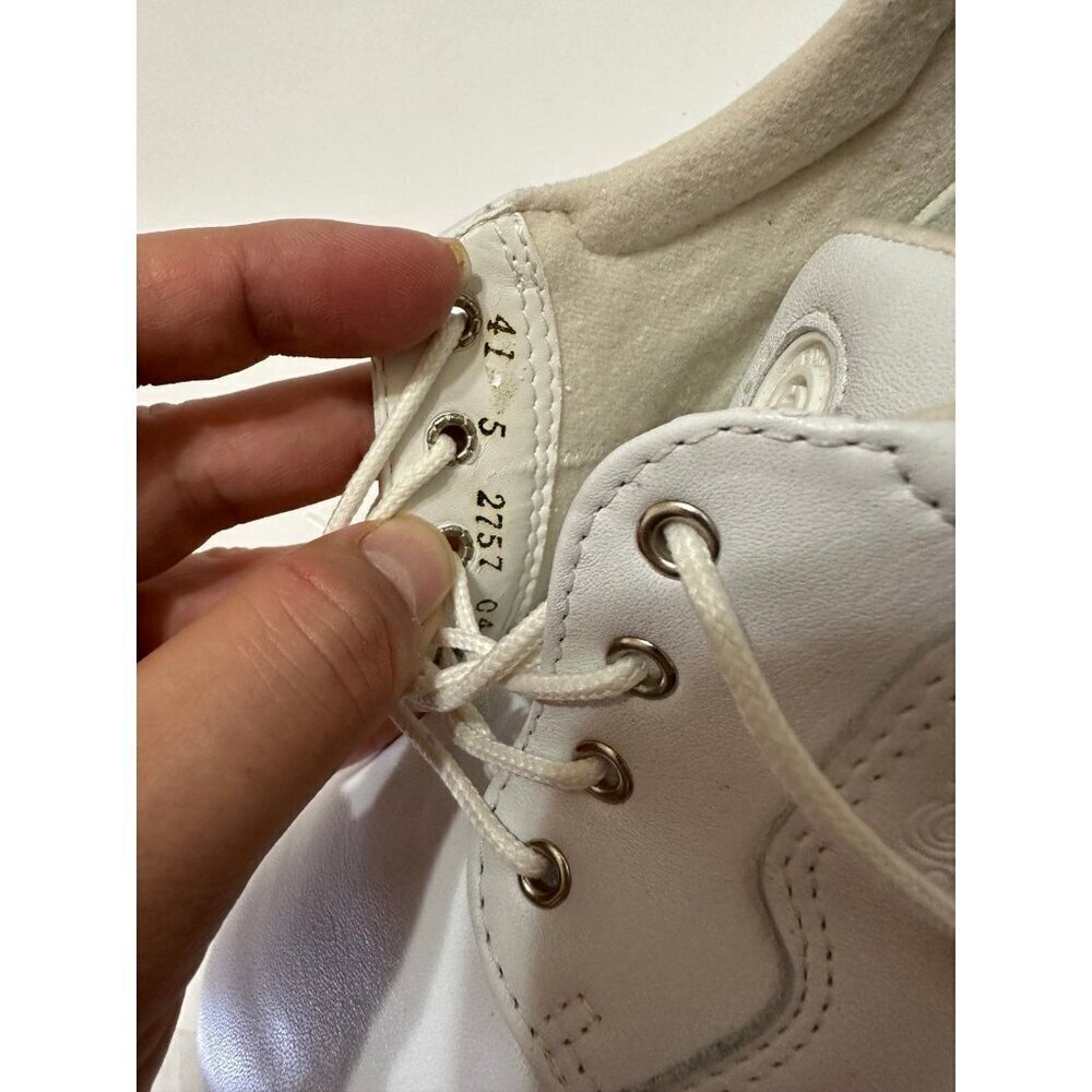Ecco Soft Women's Leather Lace Up Walking Shoes Beige Size 41 - Picture 9 of 10